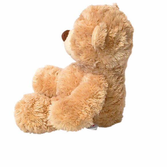 Aurora World Tan Teddy Bear Plush Stuffed Beanbag Toy 8" - Picture 2 of 5